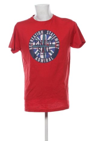 Herren T-Shirt Admiral, Größe XL, Farbe Rot, Preis € 12,00, #137247978