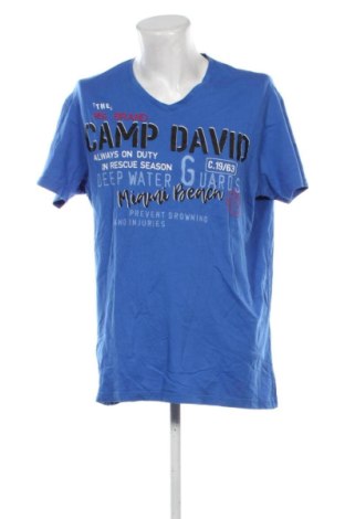 Męski T-shirt Camp David, Rozmiar XXL, Kolor Niebieski, Cena 77,99 zł, #137102747