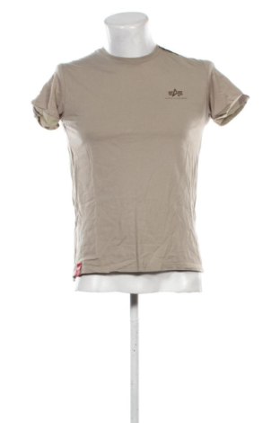 Herren Shirt Alpha Industries, Größe S, Farbe Beige, Preis 31,99 €, #137128201