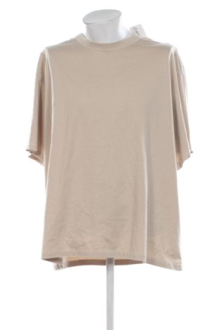 Męski T-shirt H&M, Rozmiar 3XL, Kolor Beżowy, Cena 52,99 zł, #137140280