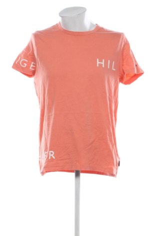 Męski T-shirt Tommy Hilfiger, Rozmiar XL, Kolor Pomarańczowy, Cena 122,99 zł, #137164890