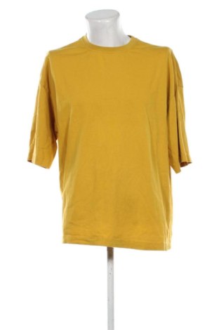 Ανδρικό t-shirt Zara, Μέγεθος XL, Χρώμα Κίτρινο, Τιμή 14,00 €, #137103413