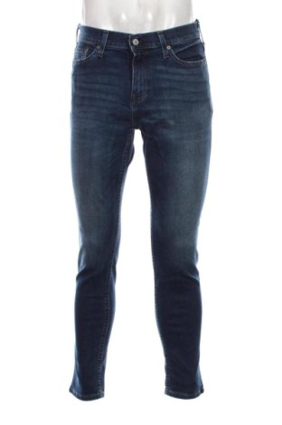 Blugi de bărbați Hollister, Mărime M, Culoare Albastru, Preț 65,71 Lei, #136983352