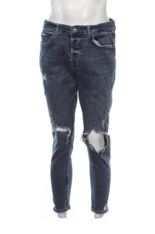 Blugi de bărbați Zara, Mărime M, Culoare Albastru, Preț 62,99 Lei, #137228247