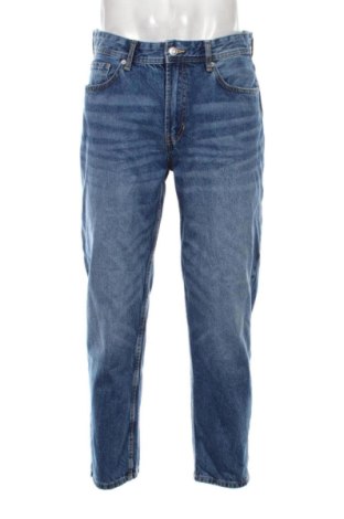 Blugi de bărbați Bershka, Mărime L, Culoare Albastru, Preț 115,48 Lei, #137008774