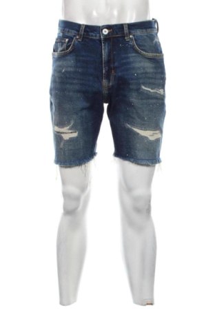 Pantaloni scurți de bărbați Zara, Mărime M, Culoare Albastru, Preț 71,00 Lei, #137160899