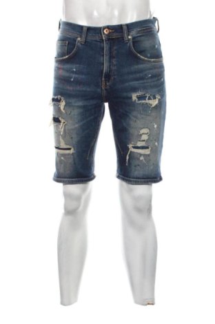Pantaloni scurți de bărbați Zara, Mărime M, Culoare Albastru, Preț 71,00 Lei, #137162114