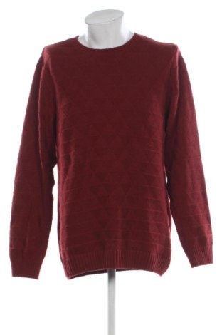 Męski sweter Jean Pascale, Rozmiar XXL, Kolor Czerwony, Cena 42,34 zł, #137177095