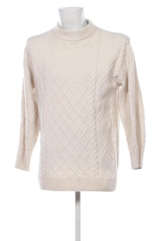 Мъжки пуловер H&M, Размер M, Цвят Екрю, Цена 14,00 €, #137140098