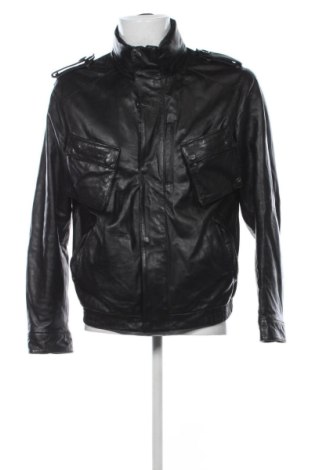 Мъжко кожено яке Unbranded, Размер L, Цвят Черен, Цена 52,00 €, #137138222