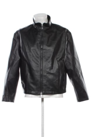 Herren Lederjacke Zara, Größe L, Farbe Schwarz, Preis 24,99 €, #137143356