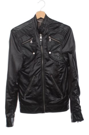 Herren Lederjacke Zara, Größe M, Farbe Schwarz, Preis 26,67 €, #137144463