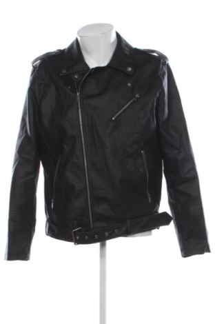 Мъжко кожено яке Unbranded, Размер XXL, Цвят Черен, Цена 26,07 €, #137155184