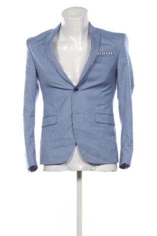 Мъжко сако Zara, Размер M, Цвят Син, Цена 19,94 €, #137205369