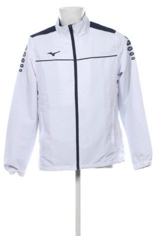 Мъжко спортно горнище Mizuno, Размер M, Цвят Бял, Цена 27,00 €, #137141442