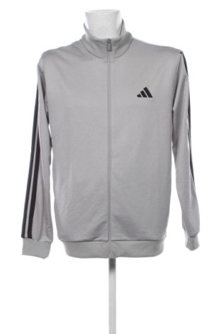Herren Sportoberteil Adidas, Größe L, Farbe Grau, Preis 55,99 €, #137173636