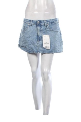Fustă-pantalon Stradivarius, Mărime L, Culoare Albastru, Preț 53,99 Lei, #137196239