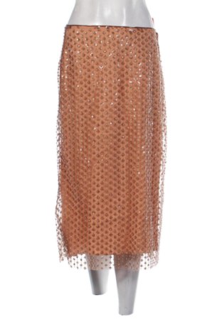 Spódnica Zara, Rozmiar L, Kolor Beżowy, Cena 80,44 zł, #137175883