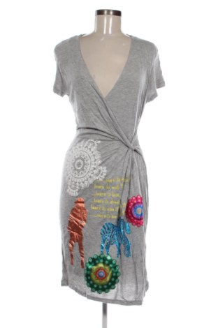 Rochie Desigual, Mărime M, Culoare Gri, Preț 272,95 Lei, #137185970