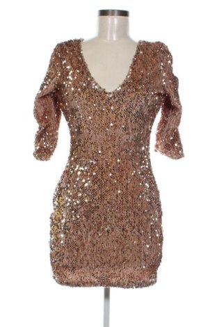Kleid Boohoo, Größe S, Farbe Golden, Preis € 19,37, #137208545