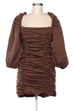 Šaty  Bershka, Velikost L, Barva Hnědá, Cena  496,00 Kč, #137228686