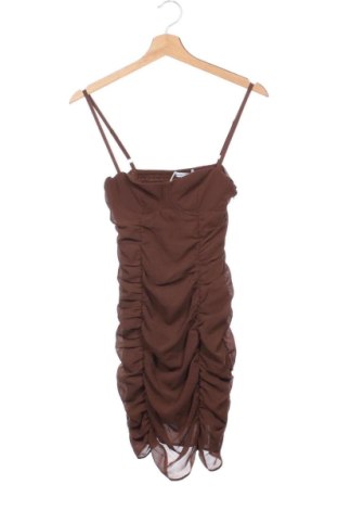 Rochie Bershka, Mărime XS, Culoare Maro, Preț 172,99 Lei, #137128241