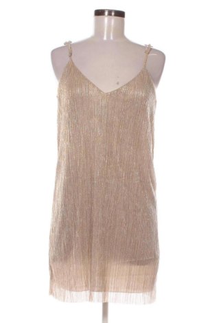 Рокля Pull&Bear, Размер S, Цвят Златист, Цена 37,34 €, #137144363