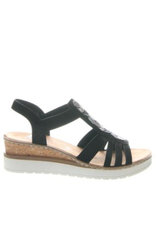 Sandalen Rieker, Größe 39, Farbe Schwarz, Preis 48,00 €, #137184650