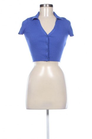 Damen Strickjacke Bershka, Größe S, Farbe Blau, Preis € 2,99