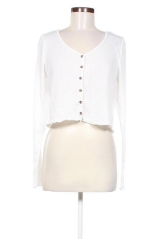 Damski kardigan H&M, Rozmiar L, Kolor Biały, Cena 41,99 zł