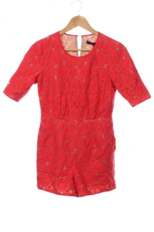 Dámská krátká kombinéza  BCBG Max Azria, Velikost XS, Barva Červená, Cena  249,00 Kč