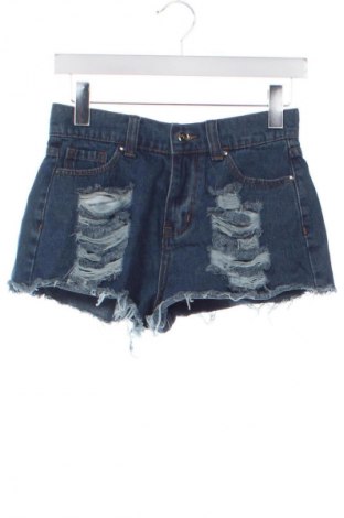 Γυναικείο κοντό παντελόνι Pretty Little Thing, Μέγεθος XS, Χρώμα Μπλέ, Τιμή 2,99 €