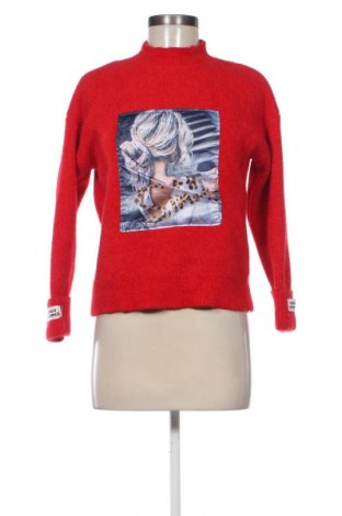 Damski sweter Unbranded, Rozmiar M, Kolor Czerwony, Cena 20,99 zł