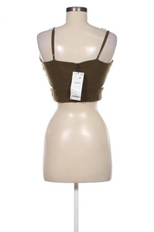 Top de femei Bershka, Mărime L, Culoare Verde, Preț 26,99 Lei