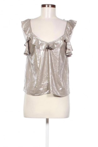 Дамски топ Bershka, Размер S, Цвят Сребрист, Цена 2,04 €