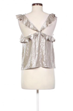 Дамски топ Bershka, Размер S, Цвят Сребрист, Цена 2,04 €