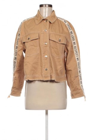 Γυναικείο μπουφάν Bershka, Μέγεθος M, Χρώμα  Μπέζ, Τιμή 12,99 €