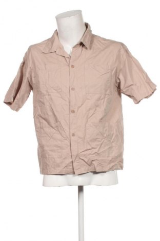 Herrenhemd Unbranded, Größe M, Farbe Beige, Preis € 3,99