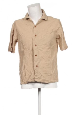 Herrenhemd Unbranded, Größe L, Farbe Beige, Preis € 10,99