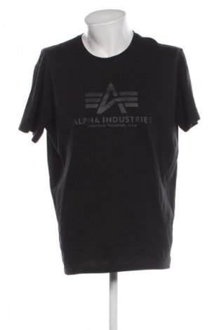 Ανδρικό t-shirt Alpha Industries, Μέγεθος XXL, Χρώμα Μαύρο, Τιμή 16,99 €, #132578436