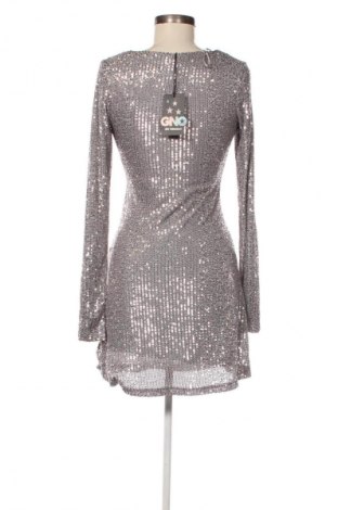 Kleid Review, Größe S, Farbe Silber, Preis 20,99 €