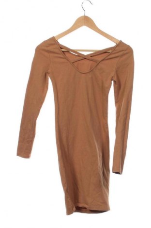 Sukienka Sinsay, Rozmiar XS, Kolor Brązowy, Cena 22,47 zł