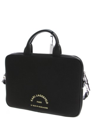 Geantă de laptop Karl Lagerfeld, Culoare Negru, Preț 443,81 Lei, #137038697
