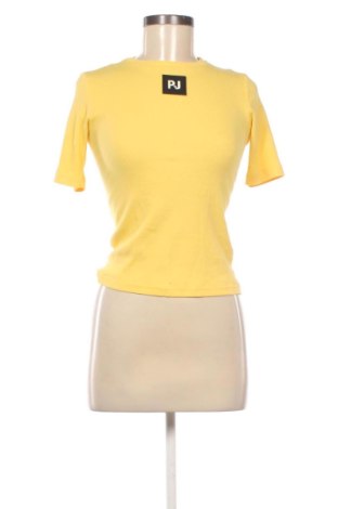 Damen Shirt Pause Jeans, Größe M, Farbe Gelb, Preis 15,00 €, #137219733