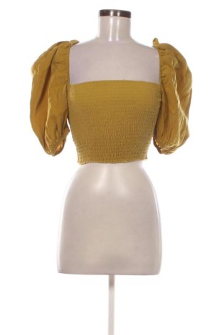 Дамска блуза Zara, Размер XS, Цвят Жълт, Цена 11,62 €, #137235611