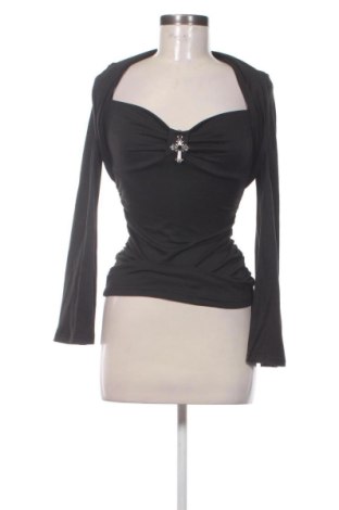 Дамска блуза Romwe, Размер XS, Цвят Черен, Цена 12,38 €, #137239728