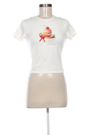 Bluză de femei Bershka, Mărime L, Culoare Ecru, Preț 97,00 Lei, #137253979