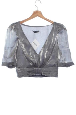 Damen Shirt Zara, Größe XS, Farbe Silber, Preis 12,00 €, #137254485