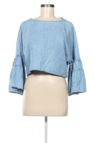 Bluză de femei Zara, Mărime L, Culoare Albastru, Preț 62,99 Lei, #137273448