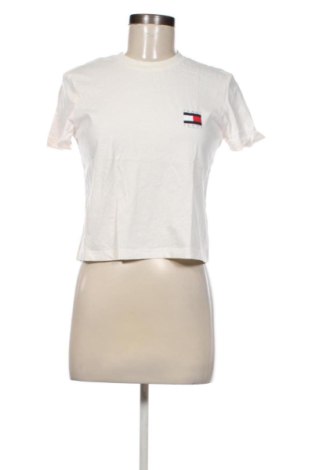 Bluză de femei Tommy Jeans, Mărime S, Culoare Ecru, Preț 391,99 Lei, #137275227